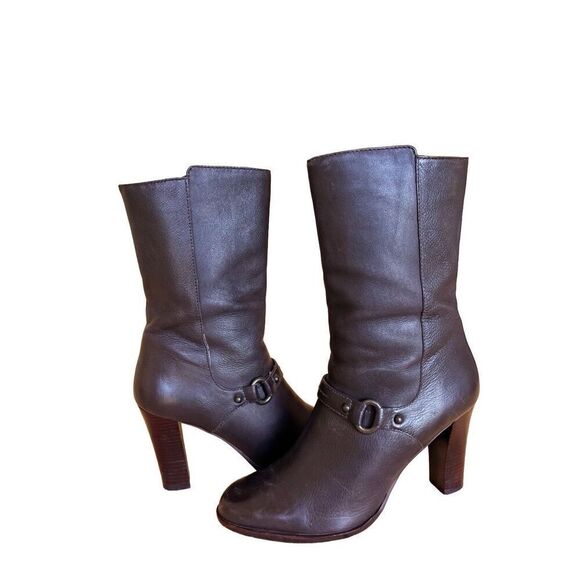 Banana Republic Mid Calf Riding Boots Size 8 - Picture 1 of 10